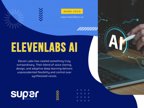 One of the primary advantages of Elevenlabs AI is their ability to automate repetitive and time-consuming tasks. 
Whether it's data entry, report generation, or file organization, AI-powered solutions can handle these mundane activities, allowing human resources to focus on more complex and strategic aspects of their roles. 

Our Official Website: https://supermachines.io/

For More Info Visit Here: https://supermachines.io/ai-tools/elevenlabs-ai-review/

Our Profile : https://gifyu.com/supermachines

More Images:
https://tinyurl.com/yqwoohbr
https://tinyurl.com/yqmf73z6
https://tinyurl.com/yvwc679x
https://tinyurl.com/2xavfn3e