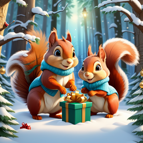 740624 christmas squirrel karacsonyi mokusok 3