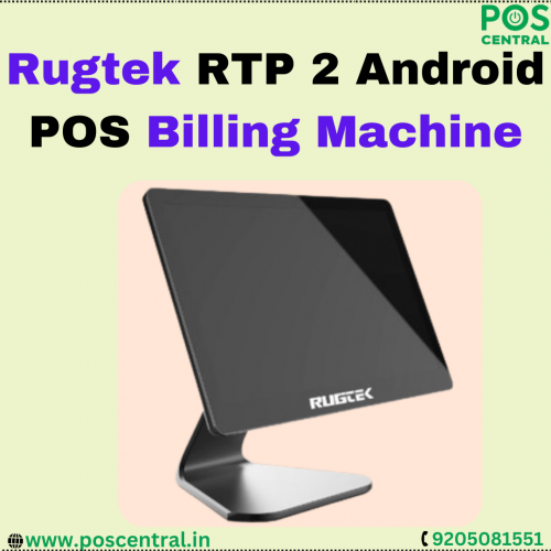 The Rugtek RTP Series Android Desktop POS RTP 2 is a cutting-edge point-of-sale solution featuring the latest OS Android 12.0, ensuring a seamless and upgradable user experience. Boasting a robust configuration, it is equipped with 4GB RAM and 64GB ROM, facilitating swift and efficient processing of transactions. The centrepiece of this innovative system is its expansive 15.6” HD Capacitive Multi-Touch Screen, providing a vibrant and responsive interface for user interaction. This combination of powerful hardware and a user-friendly display makes it an ideal choice for businesses seeking a reliable and future-proof POS solution. The POS Central India website offers impressive deals on Rugtek RTP 2 Android POS Billing Machine with free express delivery. Visit https://www.poscentral.in/rtp-series-android-desktop-pos-model-rtp-2.html