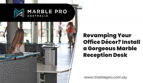 Are you planning to give a new look to your office interior? Instead of changing the entire décor, think of investing in a stunning marble reception desk. Having a natural appeal and earthy vibe, marble desks can take the décor to the next level. And our team at Marble Pro can help you select the right marble slabs. Check for more info: https://marblepro.com.au/.