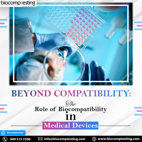 Biocomptesting specializes in ensuring the safety and efficacy of medical devices through rigorous biocompatibility testing. Trust our expertise to assess and validate the compatibility of your medical innovations, meeting regulatory standards for optimal patient outcomes.

https://www.biocomptesting.com/industries/