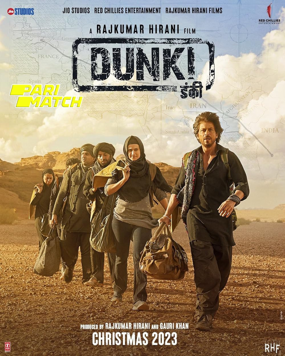 Dunki 2023 Hindi Full Movie 1080p HDCAM 3.9GB Download