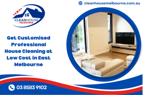 If you are looking forward to receiving  Customised Professional House Cleaning at Low Cost in East Melbourne, your search should end at Clean House Melbourne.

Visit us : https://cleanhousemelbourne.com.au/regular-house-cleaning