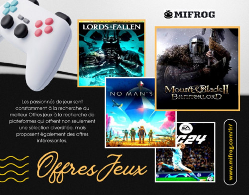 Visitez MIFROG pour explorer une sélection organisée de Steam CD Key, offrant une gamme diversifiée de jeux pour tous les passionnés de jeux.En choisissant MIFROG, vous avez non seulement accès à une vaste bibliothèque de Offres jeux, mais vous bénéficiez également de la tranquillité d'esprit que procure une expérience de jeu sécurisée et fiable.

Notre site officiel : https://www.mifrog.com/fr/home_fr/

Notre profil: https://gifyu.com/mifrogfr

Voir plus d'images :
https://v.gd/nU4TSg
https://v.gd/LakNQi
https://v.gd/KtyTFv
https://v.gd/TpZnP2