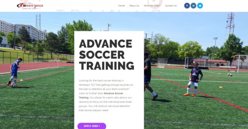 We offer Youth Soccer Training ,First touch Finishing, General technique, Soccer IQ, Awareness , Passing Shooting, Reaction, Goal Keeping and Creativity New Skills in in Verona and West Orange NJ.
Read More:-https://advancesoccertraining.com/what-we-offer/