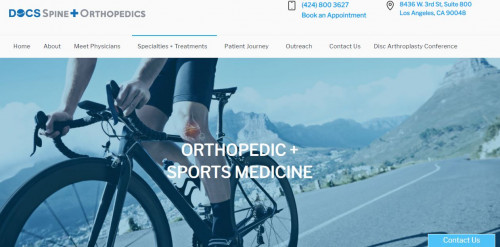 Our spine care specialities include: Shoulder Impingement, Osteoarthritis in Shoulder, Hips &amp; Knees, Rotator Cuff Tears &amp; Injuries &amp; Lateral Epicondylitis.
Click here: http://www.docsspineortho.com/orthopedic-and-sports-injury-specialities-and-treatment/