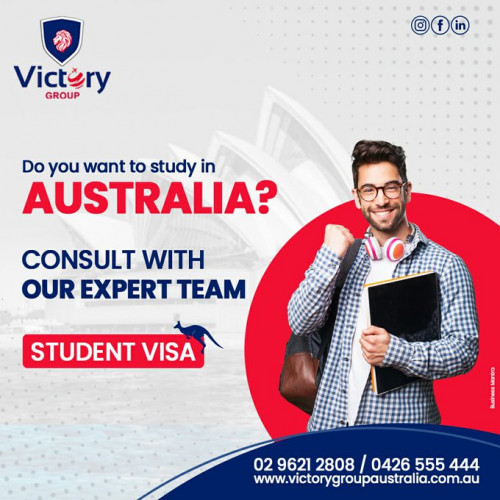 Want to know how to get student visa in Australia? Victory Group Australia offers free professional advice to help you live and study in Australia. Visit https://victorygroupaustralia.com.au/ or contact us now at 0426 555 444 for more information.