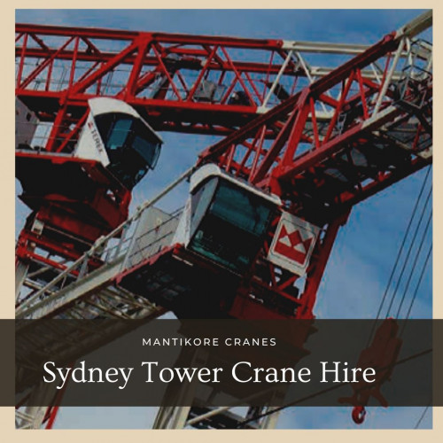 Mantikore Crane is Sydney’s most trustable tower crane hire company. We can help you to hire the right tower crane according to your specific project needs. 
Source: https://mantikorecranes.com.au/