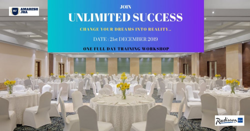Join our Workshop for:-
Turn your failure into success
7 Success secret of millionaires
 Learn how to relax your mind & body deeply
How to get desired result from your subconscious mind
How to build top performer team
Boost your will Power instantly
Create  your future timeline

Book Your Seat Now: 7360058004/9
Visit:- www.amareshjha.com
