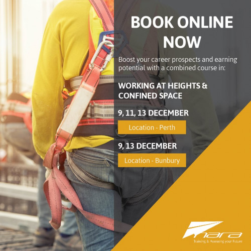 Working at Heights and Confined Space tickets are common requirements for many construction and mining jobs. Don't lose out on opportunities. Enroll in a combined training course today via https://www.naratraining.com.au/courses/working-at-heights-training/