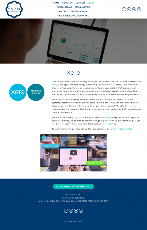 We are a best Xero Bookkeeper in Perth. We are offering App Advisory Services where we will review your current business systems. To get Xero set up for your business, Cloud CA provides best SMSF Accountants, Business Advisors, Xero Accountants and Business Accountants in Perth. We share blogs related Accountants. book a Free Consultation Call. 1300 001 210Here at Cloud CA, our passion is to help you save tax, understand your numbers, grow your business and achieve your goals. As cloud accounting experts, we recommend and use cloud apps such as Xero to help you leverage technology and the cloud to boost efficiency, save time and grow your business. 

#cloudca #AccountantPerth #TaxAccountantPerth #TaxReturnsPerth #XeroAccountantPerth #CloudAccountantPerth #SmallBusinessAccountantPerth #XeroBookkeeperPerth #BusinessAdvisorsPerth 

Web:- https://www.cloudca.net.au/xero