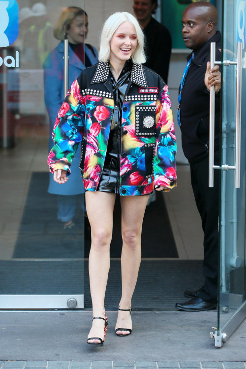 Zara Larsson-Arriving at Global Radio Studios in London.10.16.2018