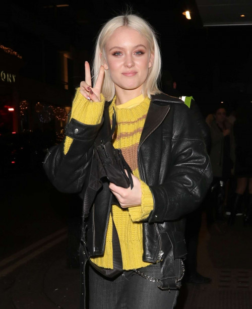 Zara Larsson At The Drama Nightclub In Mayfair.14.12.2018