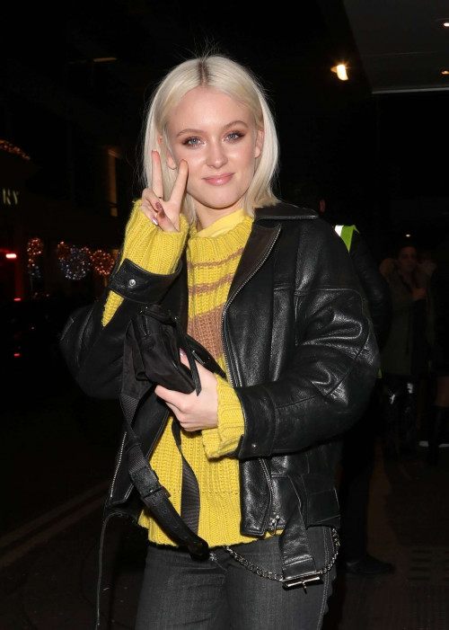 Zara Larsson At The Drama Nightclub In Mayfair.14.12.2018