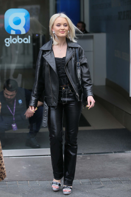 Zara Larsson at Global Studios to promote her tour dates in London 27.03.2019