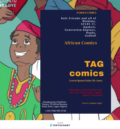 You must be having a full container of comics at your home. Numerous comics you more likely than not read and prescribed it to your companions. Nigerian comics are read by numerous ages. Tag comics also provide some brilliant comics. The valour and fortitude in those comics have constantly drawn in numerous scholars and essayists to portray our possibilities to the world. The comic world isn't new and is very much valued by many.