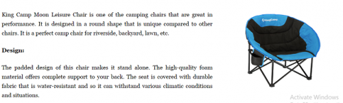 The "gotta have it, I love it" camp also the "wow I disdain it" kid outside seat are in all probability strong and besides there's not a huge degree of space for bumbling in inside. 

#campinghighchairs #highbackcampingchair #babycampingchair #campingwaterfilter 

Web: https://campingchairman.com/