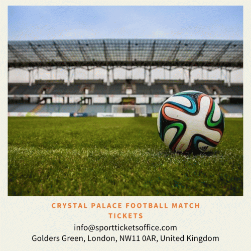 Are you rooting for Crystal palace in the Premier League? Then we at sportticketsoffice.com have great news for you. Visit our platform and get your Crystal Palace football match tickets for the best price easily. We can offer you an array of categories on a multiple number of tournaments. The ticket delivery options are also multiple and we thrive for timely delivery to both UK and Non-UK customers. For further details regarding tournaments and categories, visit the link or write to us info@sportticketsoffice.com