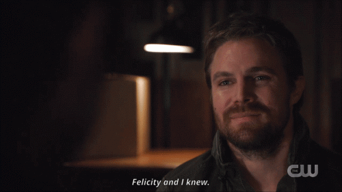 Felicity and I knew.