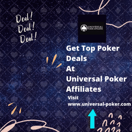 Get all new poker deals at one place. At Universal Poker Affiliates ,visit Bet365, betfair poker, partypoker , bwin rakeback poker websites which are one of the best poker websites offering great deals and cashback for users and play with convenience . Get to know more about the Top Poker deals at Universal Poker.