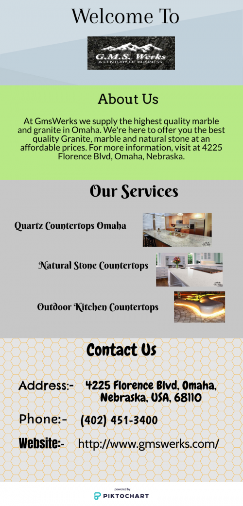 GMS Werks has a huge selection of honed marble countertops. Marble is a versatile stone that is easy to maintain and can last for an extended period of time. For more information, contact us today.

http://www.gmswerks.com/blog/article/polished-vs.-honed-natural-stone-which-should-you-choose