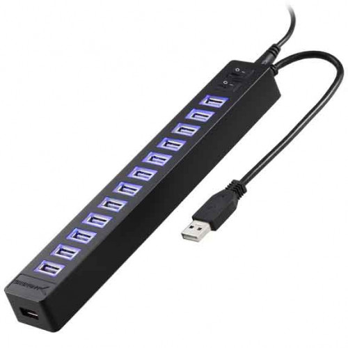 Buy premium quality 13-Port USB 2.0 Hub with Power Adapter at the lowest prices (upto 90% off retail). Fast shipping! Lifetime technical support! Visit: https://www.sfcable.com/13-port-usb-2-0-hub-with-power-adapter.html