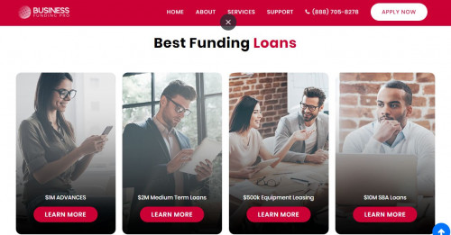 We provide fast, efficient funding, Business loans, Best Funding Loans and Fast Business Funding at Low Rates. Give us a call at (888) 705-8278 (M-F 8AM – 9PM ET, SAT 9AM – 5PM ET) or email support@businessfundingpro.com anytime.

We offer you the technology, service, and flexibility for all the ways you spend and save. We partner with businesses across industries to deliver financial expertise in areas including business consulting.Our unique models in business funding give you access to easy, quick and low cost financial solutions. Our products support your goals no matter how big or small they are, and we know how to move you forward in the right direction.Our relationships are built for lasting success. Come see what we can do together.
#Businessloans #SBALoans #WorkingCapital #MinorityBusinessLoans #MinorityBusinessLoansBadCredit #GovernmentSmallBusinessLoansBadCredit #Government mallbusinessLoans #CanIgetabusinessloanwithbadpersonalcredit #Businessloansforwomen #Mediumtermloan


Web:- https://businessfundingpro.com/