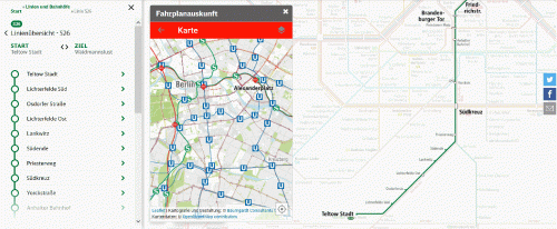 Unser Interaktives Liniennetz mit allen aktuellen Fahrplanänderungen und Tipps für Berlinbesucher.