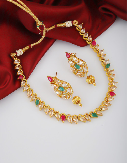 Anuradha Art Jewellery brings a wide variety of latest necklace at affordable price. Also, get 10% off on your purchase by applying this coupon code AAJ10BA1.  To see more design click on the given link: https://www.anuradhaartjewellery.com/artificial-jewellery/necklace/short-necklace/173