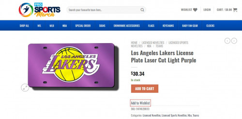 We offer Los Angeles Lakers License Plate Laser Cut Light Purple. Show everyone who you root for with this chrome license plate frame. For more visit prosportsmerch.com.

Pro Sports Merch, babyfan, nfc championship gear, Newyork Yankees, Dallas Cowboys, Los Angeles Dodgers, Los Angeles Lakers, Outdoor sports store, Fanatics nhl, afc championship gear, Online sports Items, Online Sports team Flags, Outdoor sports shop near me, Mlb mini pennants, Alabama Crimson Keychain.
#ProSportsMerch #babyfan #nfcchampionshipgear #NewyorkYankees #DallasCowboys #LosAngelesDodgers #LosAngelesLakers #Outdoorsportsstore #Fanaticsnhl #afcchampionshipgear #OnlinesportsItems #OnlineSportsteamFlags #Outdoorsportsshopnearme #Mlbminipennants #AlabamaCrimsonKeychain #DrinkwareaccessoriesLosAngeles

Web:- https://prosportsmerch.com/product/los-angeles-lakers-license-plate-laser-cut-light-purple/