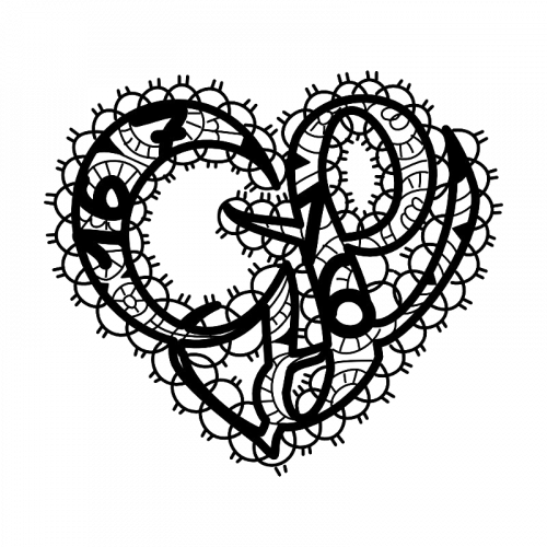 lucia gl lace heart tattoo