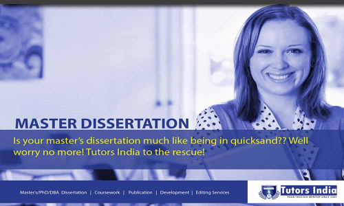 master dissertation Tutors India