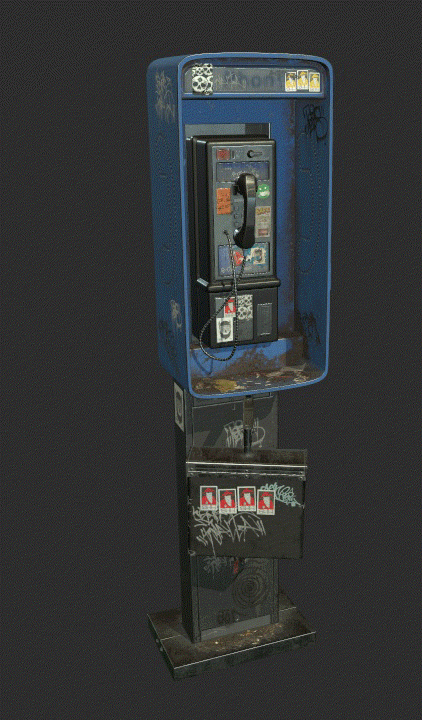 payphone turntable