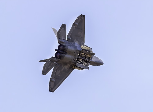 Lockheed Martin F-22A Raptor: Weapons Bay Door Pass