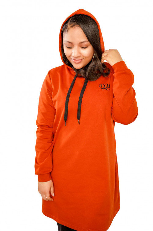 We are offering  the Warm and Cozy women's hooded long shirt is the ultimate representation of modest style during cool weather. Visit now.