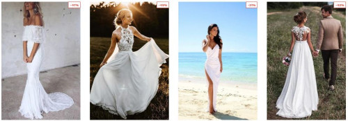 It's normal for young woman who are about to be married to choose White Beach Wedding Dresses. This kind of white beach wedding dress is absolutely your best choice to look elegant and attractive and color white is suitable for all kinds of color skin.

RosePromDress is an integrated company on design, production and sales of wedding dresses, prom dresses, quinceanera dresses, homecoming dresses and wedding party dresses. We have advanced technology system, experienced tailors, sales team and efficient logistics services.
#promdressesshort2020 #promdresseslongcheap2020 #promdressesmermaid2020 #promdressestwopiecescheap #promdresseslaceshort #promdressesplussize #weddingdressesaline 

Web:-https://www.rosepromdress.com/collections/wedding-dresses-beach-white